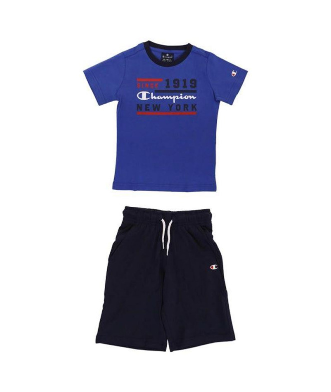 Ensemble Champion Set Bleu Enfant