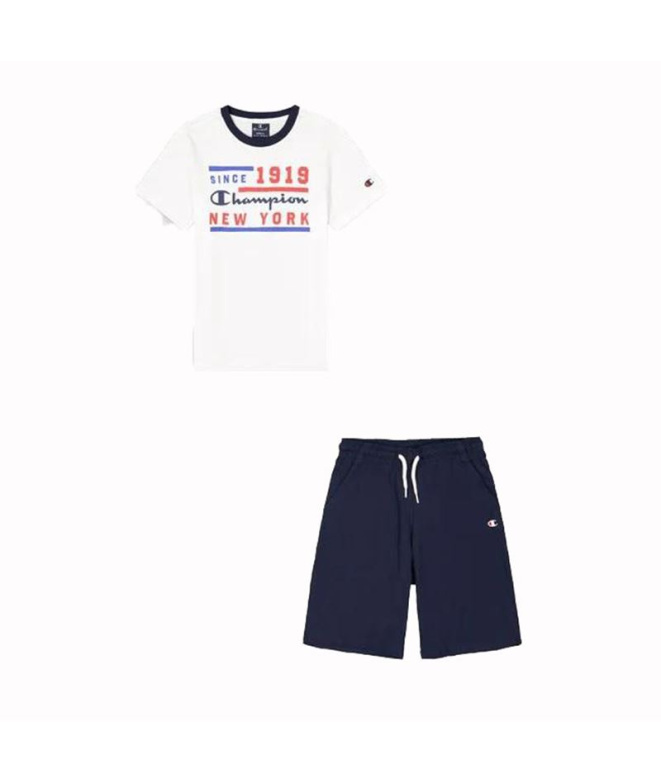 Conjunto Champion Set Branco Criança