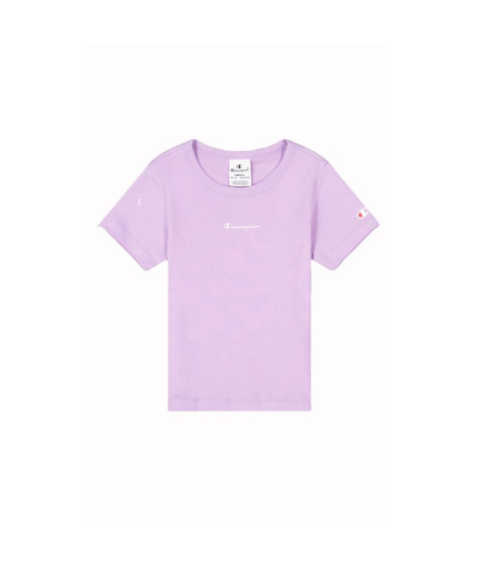 Camiseta Champion Crewneck Lila Niña