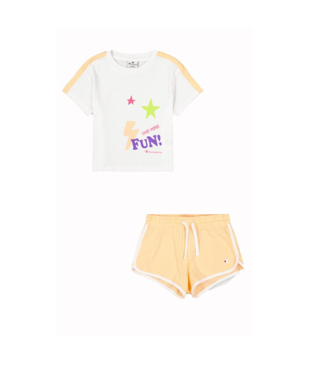 Conjunto Champion Set Branco Menina