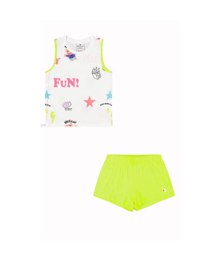 Ensemble Champion Set Blanc Fille