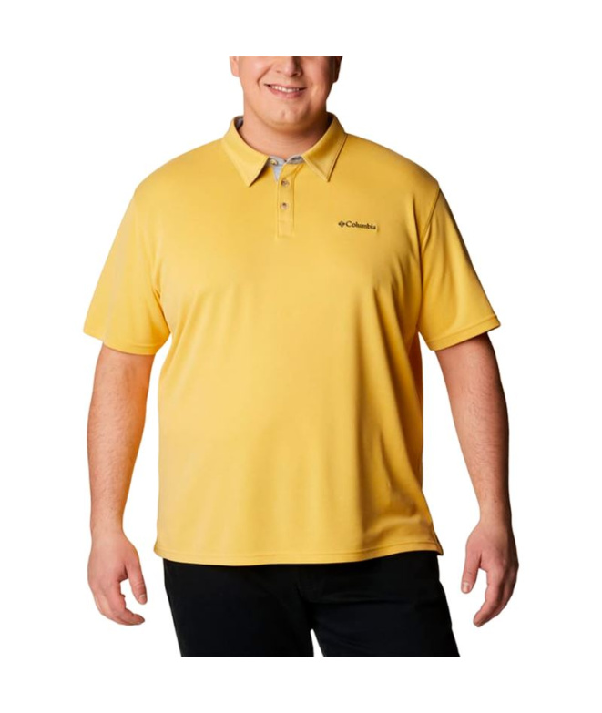 Polo de Montanha Columbia Nelson Point™ Amarelo...