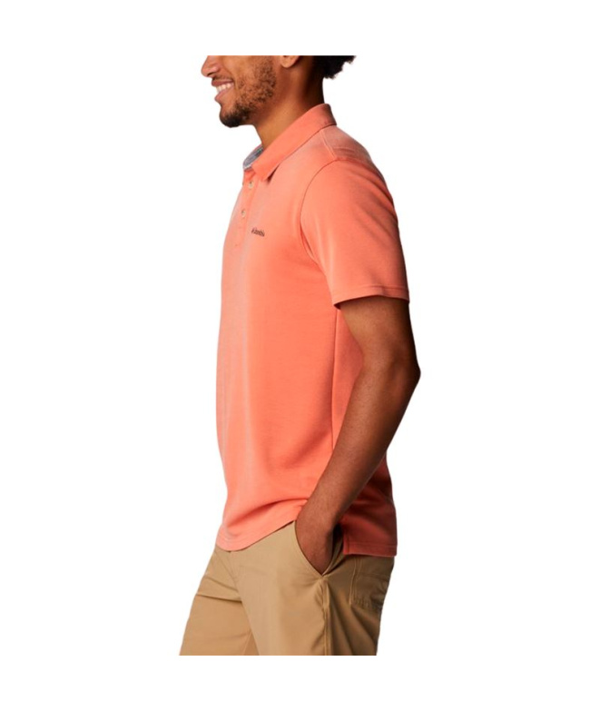 Polo de Montanha Columbia Nelson Point™ Laranja...
