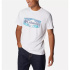 Camiseta de Montanha Columbia Sun Trek™ Graphic Branco Homem