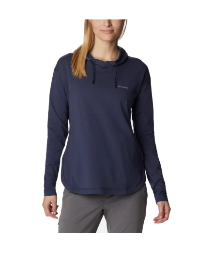 Sweatshirt de Trail Columbia Sun Trek™ Eu Hooded Bleu Femme