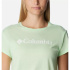 T-shirt de Montanha Columbia Trek™ Graphic Verde Mulher