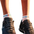 Chaussettes de Running Compressport Pro Racing v4.0 Run Low White
