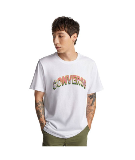 Camiseta Converse Grass Mirror Branco Homem