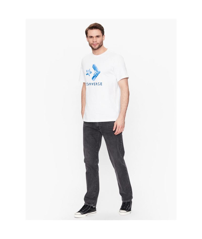 T-shirt Converse Crystals Blanc Homme