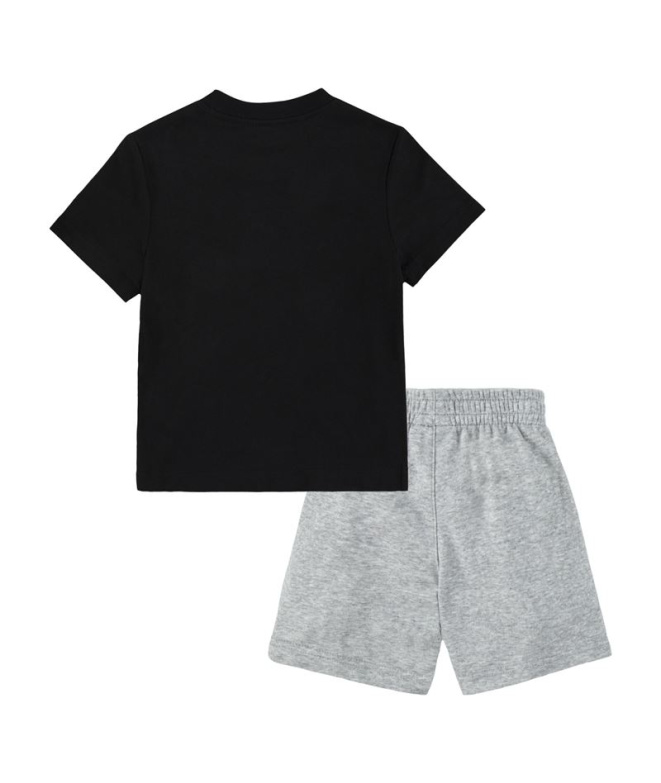 Conjunto Converse Core Tee & Ft Short Cinza...