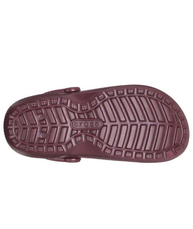 Tamancos Crocs Classic Forrados Cereja Escura