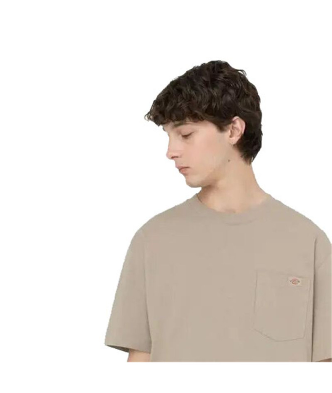 Camiseta Dickies Porterdale Beige Homem