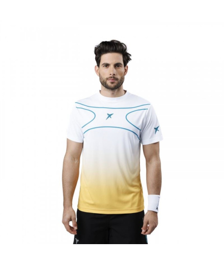 T-shirt Drop Shot Alsai Campa Blanc