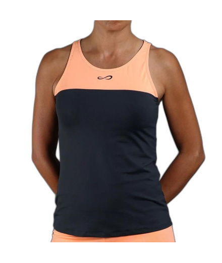 Camiseta de Pádel Endless Lace Mujer Salmon