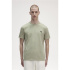 T-shirt Fred Perry Ringer Homem Verde