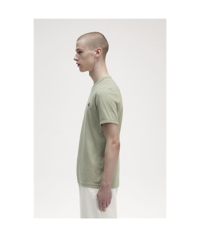 T-shirt Fred Perry Ringer Homme Vert