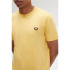 Camiseta Fred Perry Ringer Homem Amarelo