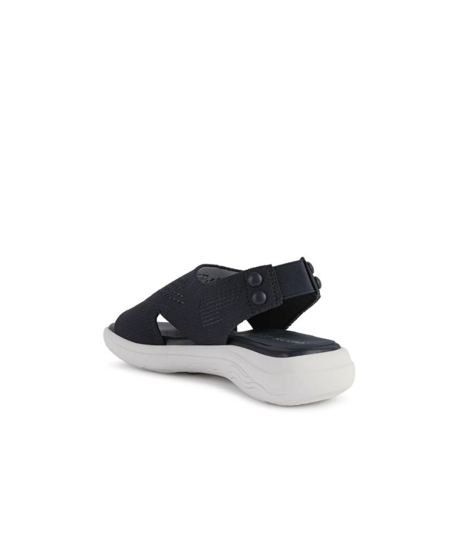Sandalias Geox Spherica Ec5 Mujer Negro