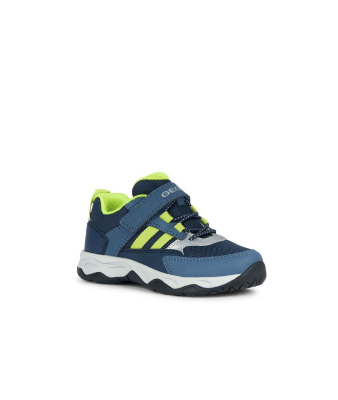 Chaussures Geox Calco Enfant Marine/Jaune