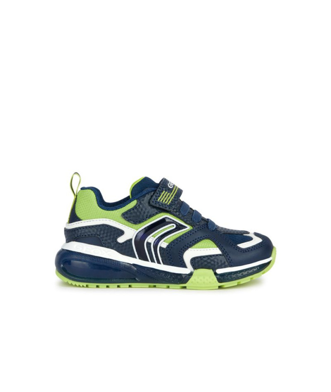 Chaussures Geox Bayonyc Enfant Marine/Jaune
