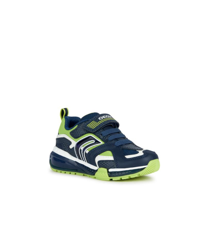 Chaussures Geox Bayonyc Enfant Marine/Jaune