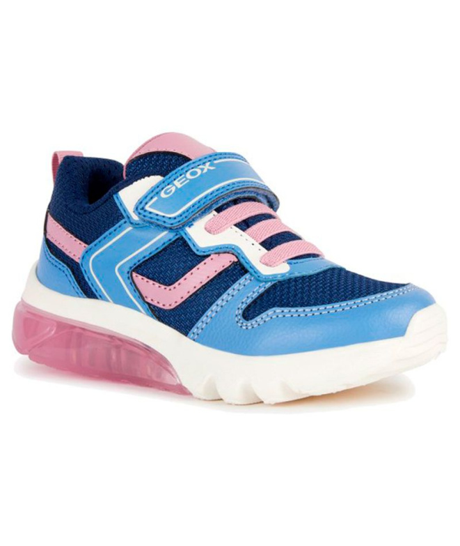 Zapatillas Geox Ciberdron Niña Navy/Rosa