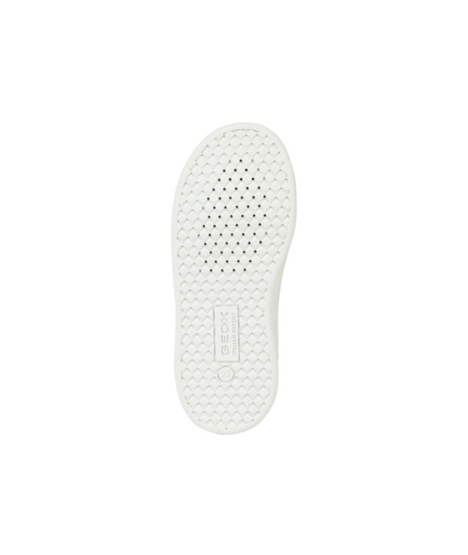 Sapatilhas Geox Eclyper Menina Branco/Prateado