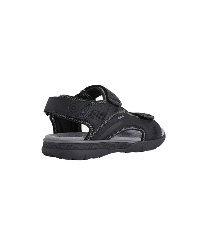 Sandalias Geox Spherica Ec5 Hombre Negro