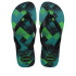 Chanclas Havaianas Brasil Fresh Hombre Black/Black/Leaf Verde