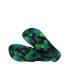 Chinelos Havaianas Brasil Fresh Homem Black/Black/Leaf Verde