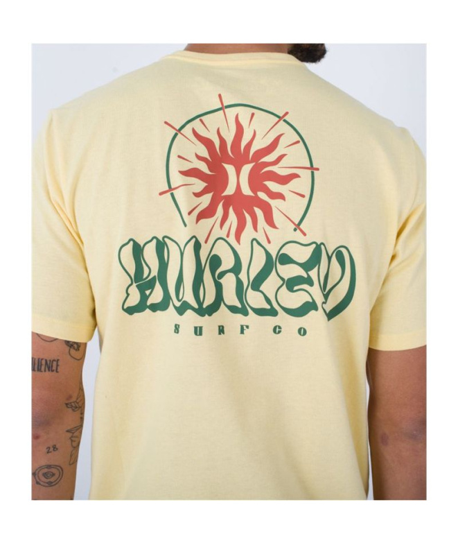 T-shirt Hurley Evd Exp Sun Is Shinning Homme