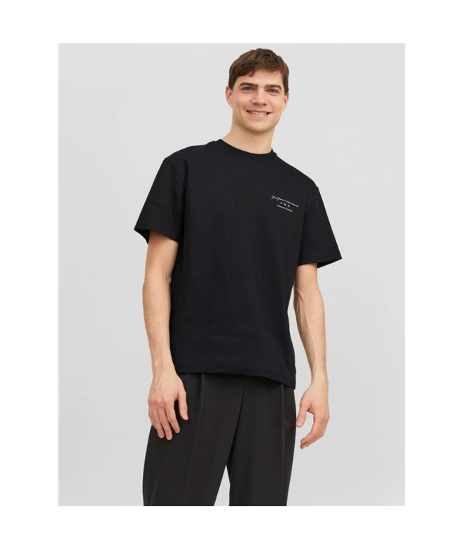 Camiseta Jack And Jones Lisa Gola Redonda Homem...