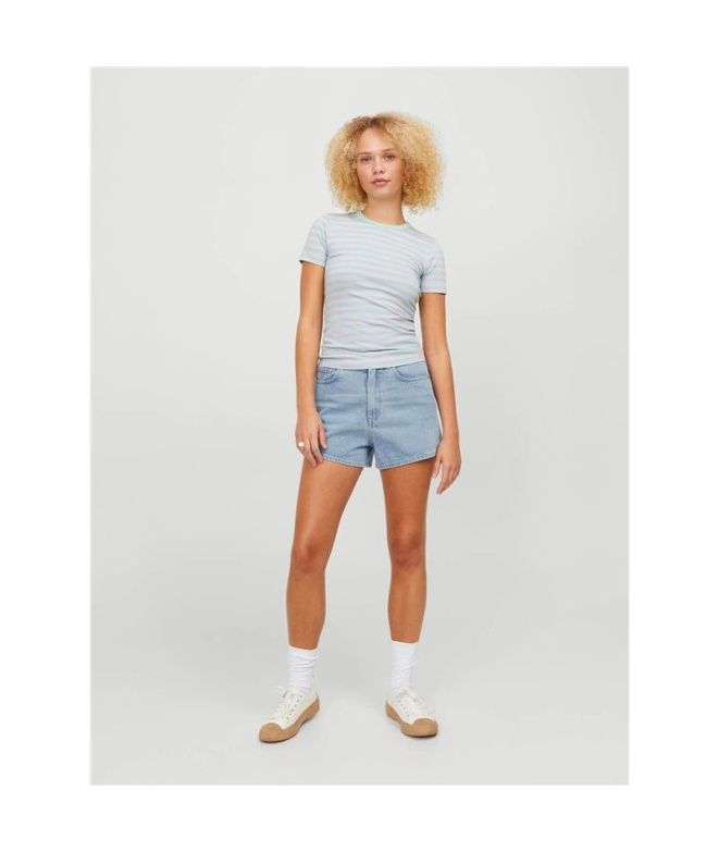 Calças Jack And Jones nany Mini Denim Mulher...