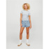 Pantalon Jack And Jones nany Mini Denim Femme Light Blue Denim