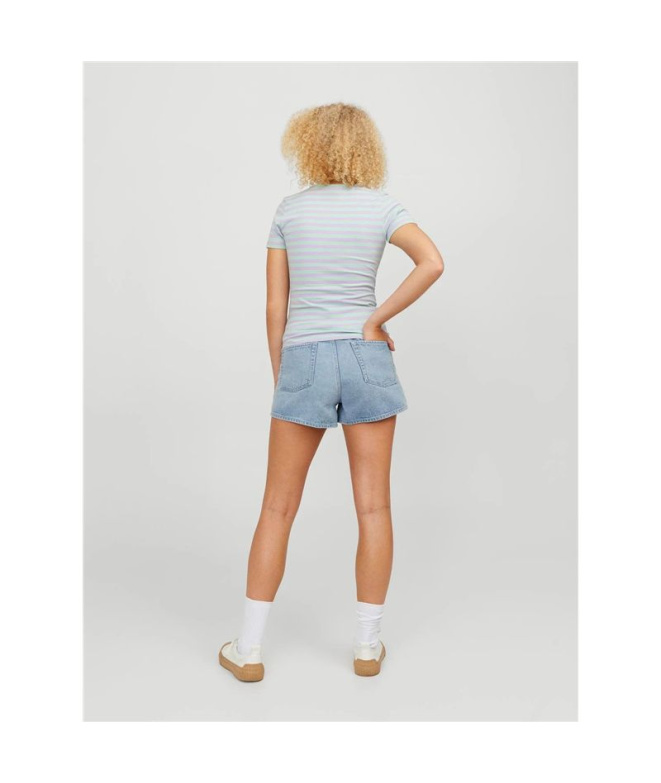 Calças Jack And Jones nany Mini Denim Mulher...