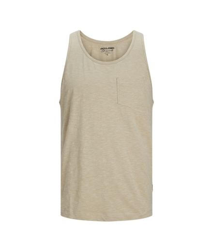 T-shirt Jack & Jones Jortampa Slub Haut Beige