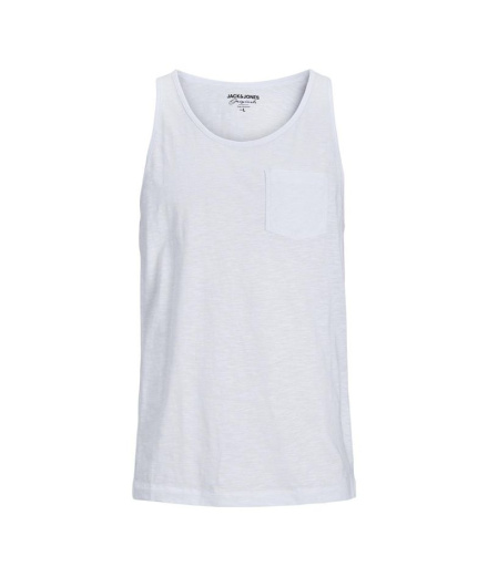 T-shirt Jack And Jones tampa Slub Homme Blanc