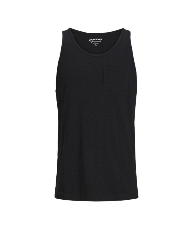 T-shirt Jack And Jones tampa Slub Homme Noir