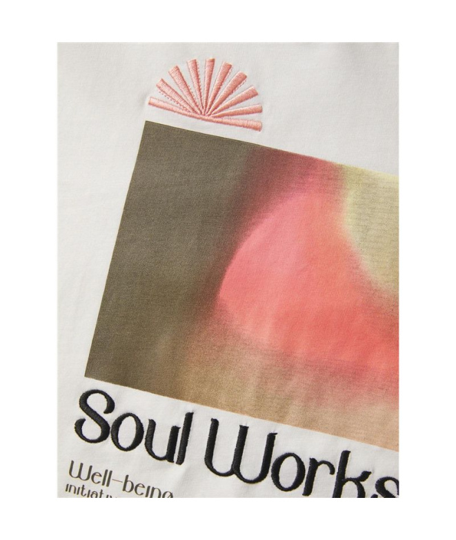 T-shirt Jack & Jones Jxpaige Femme Blanc