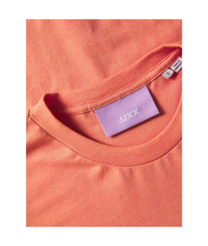 T-shirt Jack & Jones Jxpaige Femme Corail