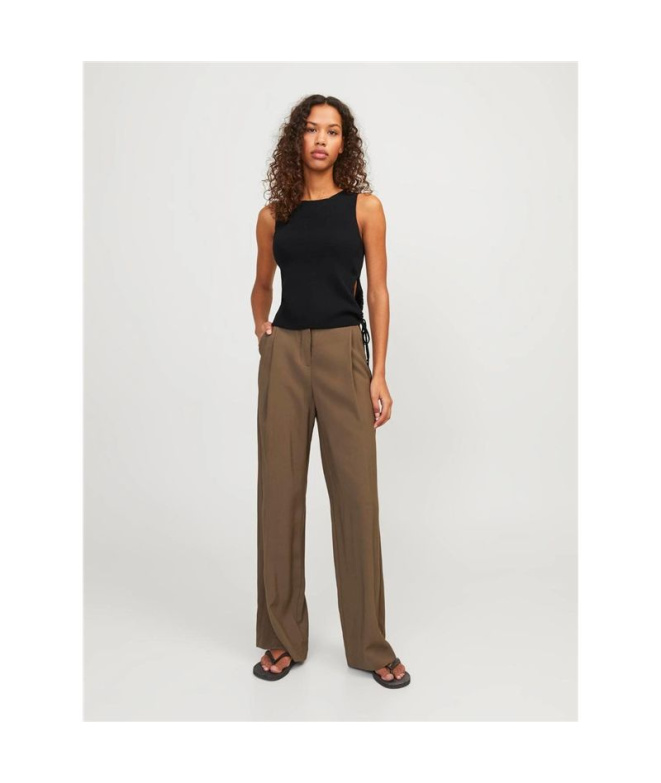 Camiseta Jack & Jones Jxdahlia Top Knit Preto