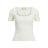 T-shirt Jack & Jones Jxsky Ss Knit Cloud Dancer