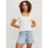 T-shirt Jack & Jones Jxsky Ss Knit Cloud Dancer