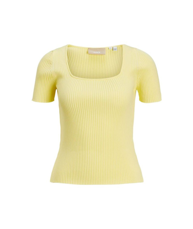 T-shirt Jack & Jones Jxsky Ss Knit French Vanilla