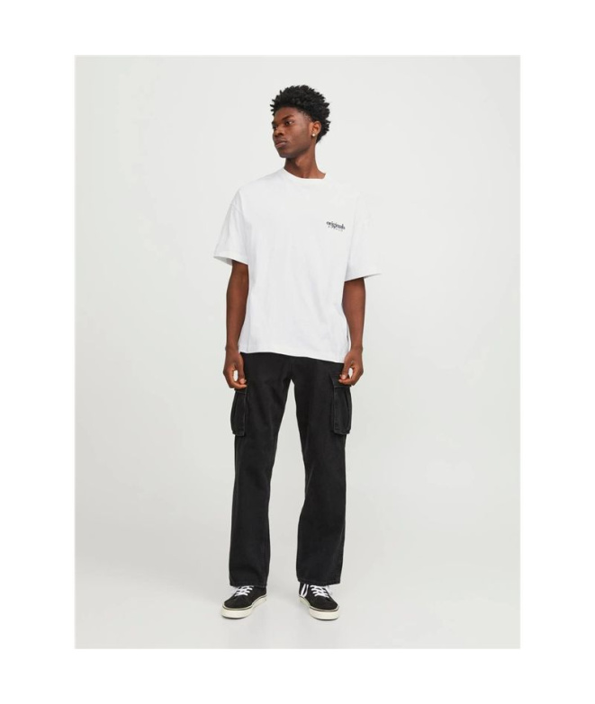 T-shirt Jack And Jones bari Back Homme Blanc
