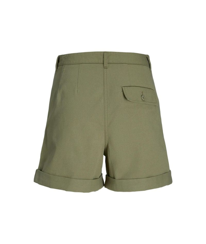 Calças Jack & Jones Jxmaddy Rlx Ctn Hw Verde