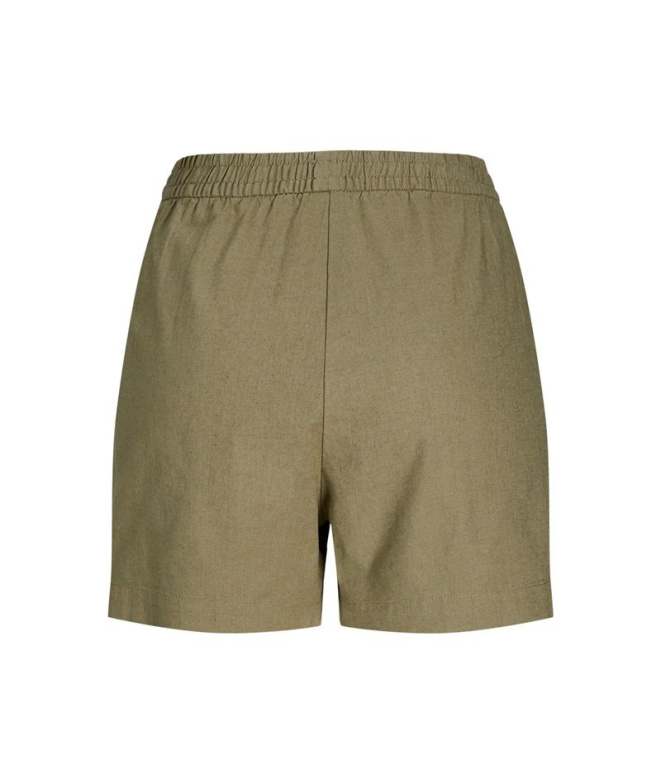 Calças Jack And Jones poppy Linen Mulher Verde