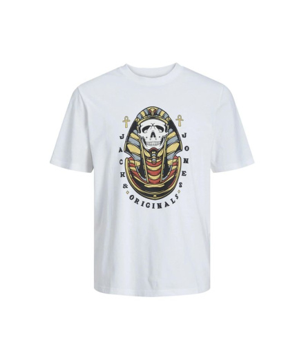 Camiseta Jack & Jones Jorheavens  Crew Neck Infantil Blanco