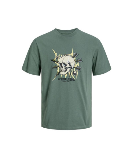 T-shirt Jack & Jones Jorheavens  Neck Enfant Vert