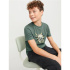 T-shirt Jack & Jones Jorheavens  Neck Enfant Vert